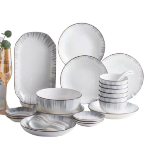 Ceramic Dinnerware Set – Luxury Bone China for Wedding & Party