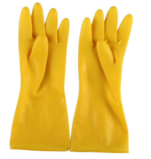 Waterproof Rubber Gloves for Dishwashing & Cleaning