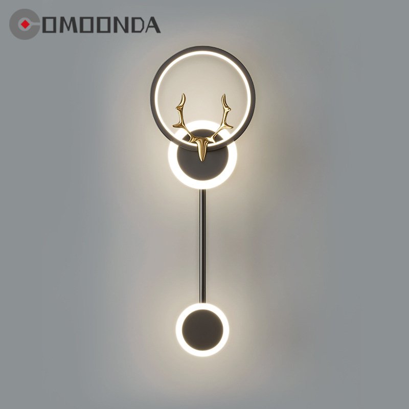 Luxury Deer Wall Sconce – Modern Nordic LED Lamp