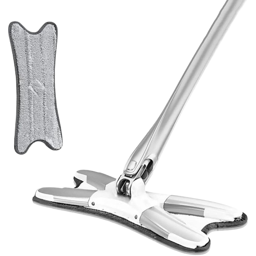 Self-Wringing Flat Mop – Hands-Free Floor Cleaning Tool