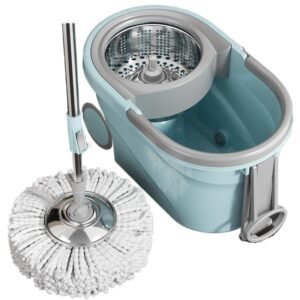 Spin Mop Bucket System, Hands-Free Wet/Dry Cleaning