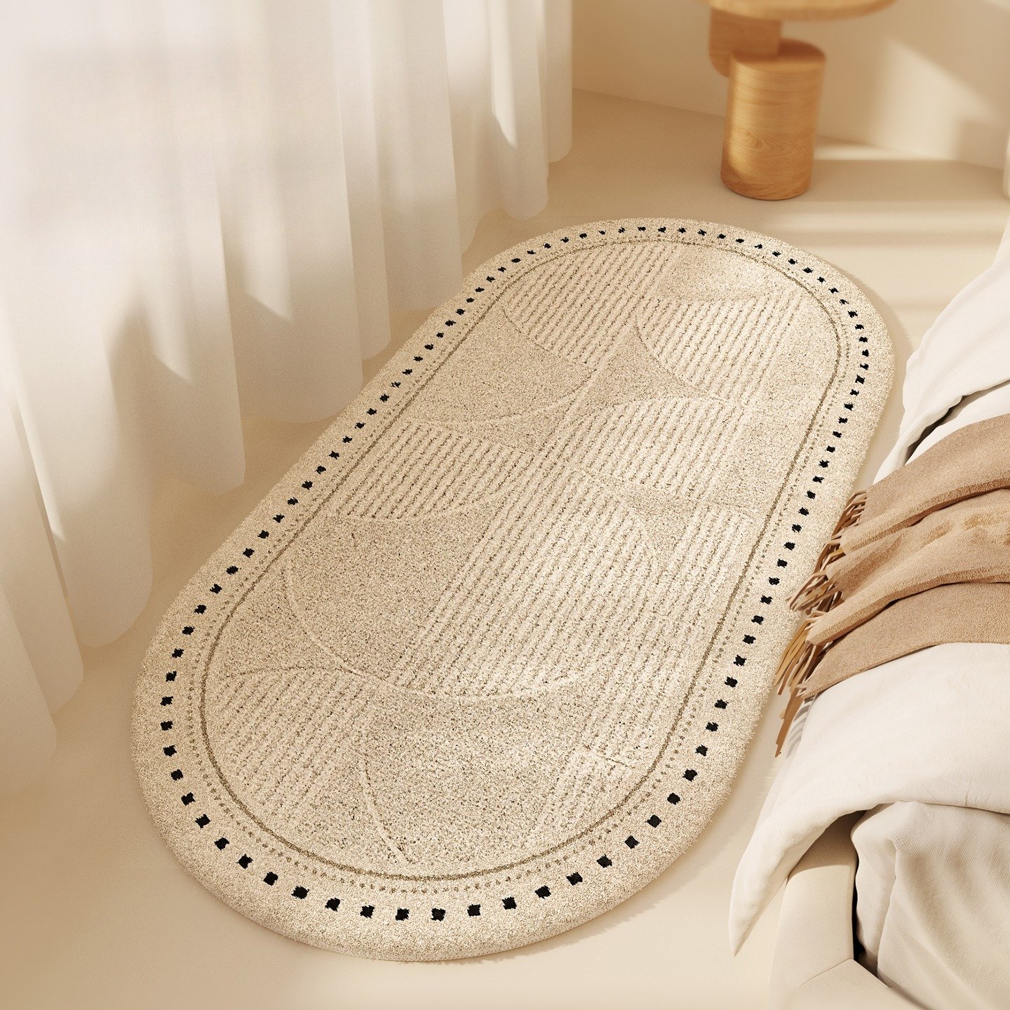 Fluffy Plush Bedroom Rug